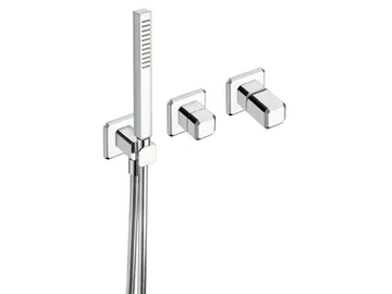 ITALY CRIIT603 - Single handle bathtub set with diverter with hand shower by CRISTINA Rubinetterie - view 2